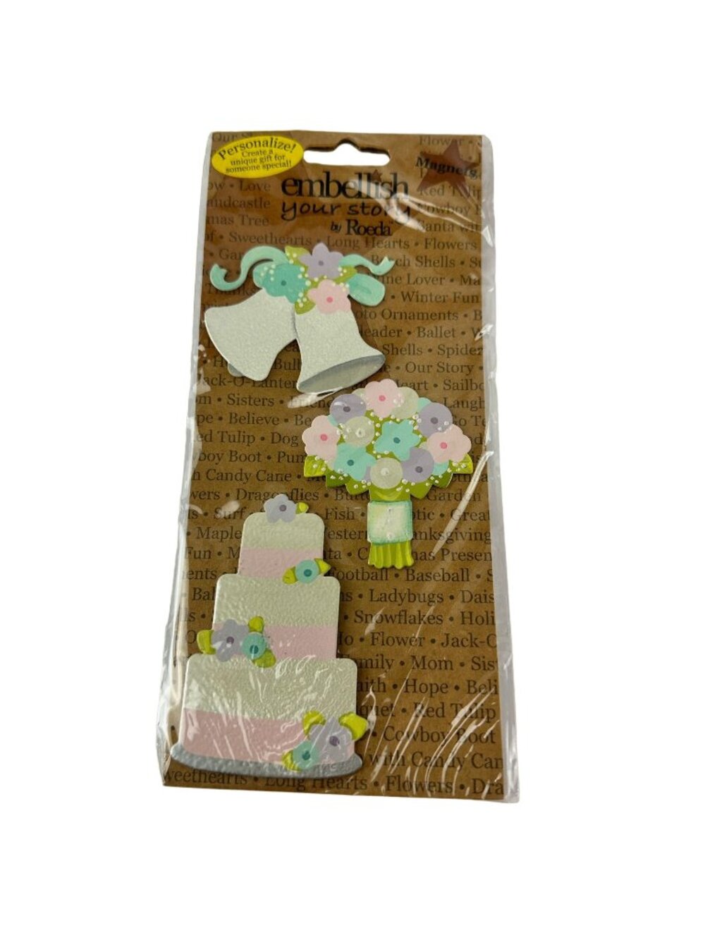Demdaco Embellish Your Story by Roeda Magnet Wedding Day